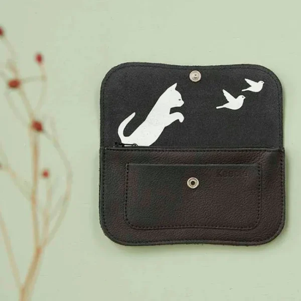 Wallet, Cat Chase Medium,<Keecie New